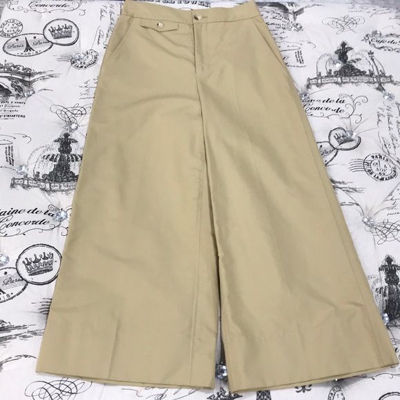 🎁 Helmut Lang Wide Leg Cropped Pants - Picture 2 of 8